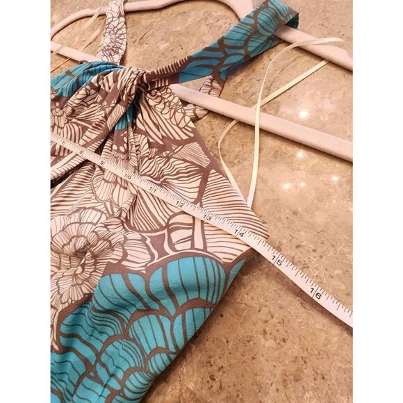 Trina Turk 100%silk halter style floral dress size 2 - Picture 4 of 13